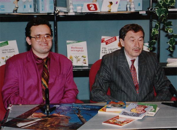 prof. MUDr. Rajko Doleček, DrSc. a Doc. MUDr. Leoš Středa, Ph.D. v roce 1990
