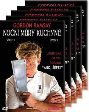 DVD Gordon Ramsay: Noční můry kuchyně - komplet 5 DVD