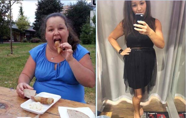 Jak za 11 měsíců zhubla Andrea 45 kg a ubrala 39 cm v pase!